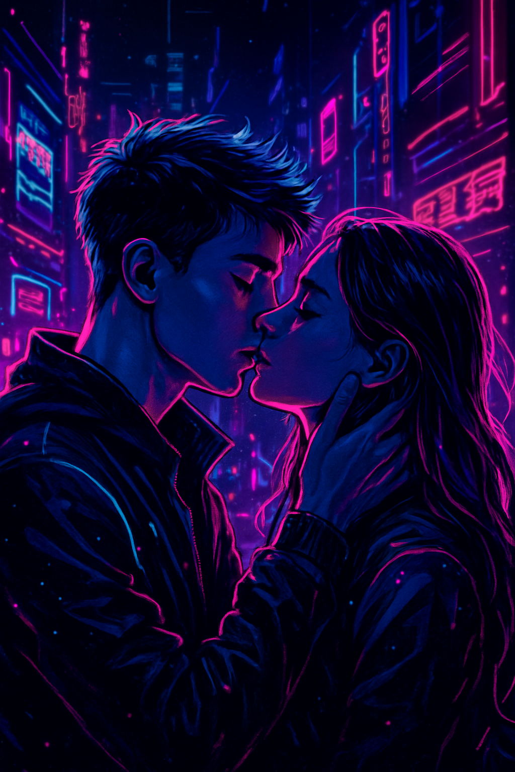 People smiling on a date